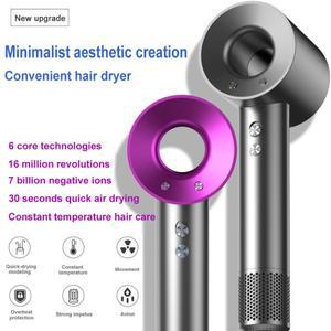 가정용 여행용 고속 무날개 블로워 고출력 저소음  건조 휴대용 음이온 자연풍 모발 손상 없는 헤어 드라이