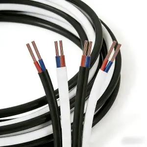 0.75mm 2심 VDE RVV PVC 피복선 순동 전원 케이블 LED 스트립 조명 자동차 전원 코드 DIY 프로젝트용