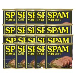 CJ제일제당 스팸 클래식 340g x 20개입 (박스판매)