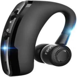 QTS 무선 이어버드 진정한 미니 블루투스 TWS 스테레오 이어 훅 마이크 이어폰 스포츠 헤드폰 땀 방지