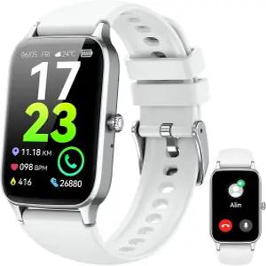 스마트 워치(응답/전화 걸기) 2025년 새로운 남성용 피트니스 트래커 1.57인치 HD 워치 심박수/수면