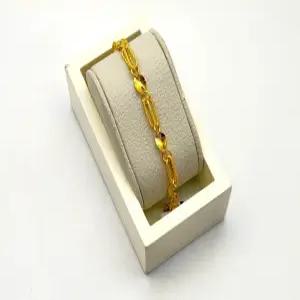 24K 순금 3돈 은하수 팔찌(18K 연결고리 장식)