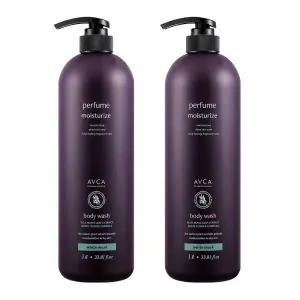 1+1 아브카 퍼퓸 바디워시 대용량 화이트머스크향 1000ml