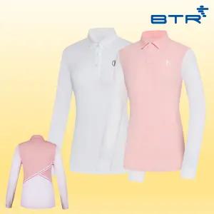 [비티알] 레븐 여성골프 봄여름 기능성 긴팔 카라 티셔츠 (BST4112W)
