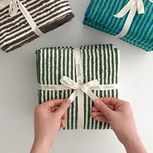 [아트박스]/테리파머 [테리스페셜] 200g 런던 스트라이프 사염 호텔수건 5장