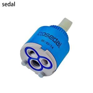 1PC 35mm/40mm SEDAL 수도꼭지 카트리지 절수 교체 세라믹 스풀 워터 믹서 주방 욕실 부품