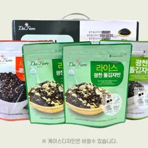 광천 돌김자반(4봉) 선물세트 명절 설날 답례품 기념품