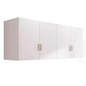 주방벽수납장 원목 찬장 벽선반 벽걸이선반 4도어 x 60 30cm 140 화이트