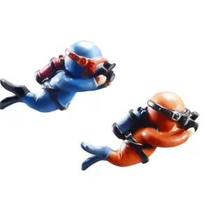 어항꾸미기 수조 어항 수족관 피규어 물에뜨는 스쿠버 잠수부 플로팅 미니어처