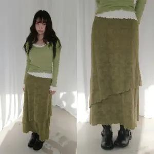 [모코블링] 플라워 캉캉 롱스커트 #밴딩스커트 #플라워스커트 #캉캉스커트 #롱스커트 #데이트룩