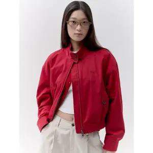 [키르시](대구신세계) 루즈핏 볼륨 블루종 [다크 레드]