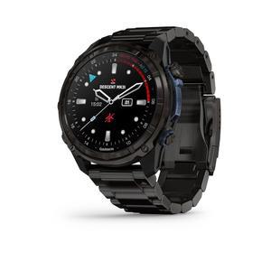 Garmin Descent Mk3i, 다이브 컴퓨터 및 멀티스포츠 GPS 스마트워치, 에어 인테그레이션, 블랙 티타늄