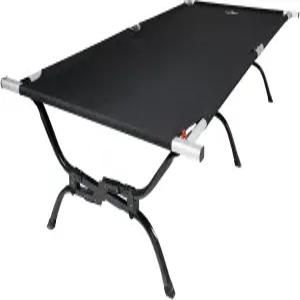 특허받은 피벗 암이 있는 테톤 캠핑 침대 접이식 내구성이 뛰어난 헤비 듀티 캔버스 편안한 수면 휴대용