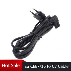 EU Schuko CEE7/16 ~ IEC320 C7 각도 변환기 삼성호환 필립스호환 소니 호환호환 LED TV 용 연장 케이블 Fi