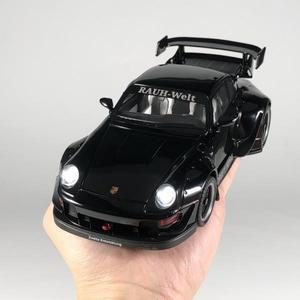 1:22 포르쉐 RWB 993 Targa 911 슈퍼카 합금 다이캐스트 모델 자동차  장식  컴퓨터 데스크톱 휴일 선물