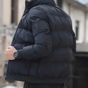 [룽스]편한 남자친구선물 잠바 남자 친구 선물 블랙 점퍼