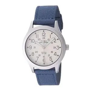 타이맥스 익스페디션 스카우트 스트랩 가죽 나일론 36mm 시계