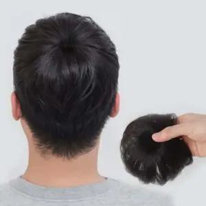 탑커버 정수리 부분가발(블랙) 인모 정수리가발