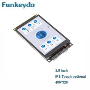 3.5인치 IPS LCD 모듈 TFT SPI 용량 성 터치 디스플레이 Mega2560/C51/STM32/ESP32/Arduino 용 인치480x320