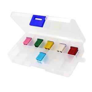 미니 소형 퓨즈 모음 키트 6팩 로우 프로파일 20A 30A 40A 50A 60A용