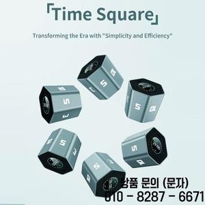 휴대용 큐브 타이머 중력 센서 회전 카운트 업/다운 기능 시계 LED 스크린 사용자 정의 3 분 5 10