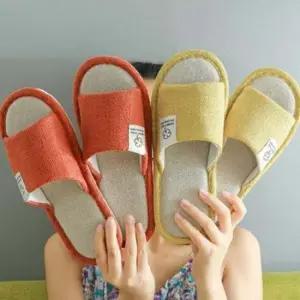 인기상품 리넨원단 이지슈즈실내용신발 유니크 방지기능 근무공간 흡음기능 [WFLKN2W_260118]