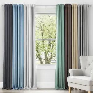 대형 암막커튼 240 빈티지 거실방한 봉커튼 3중 셀프 우풍