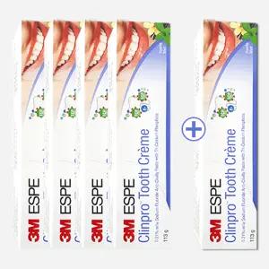 [4+1 기획] 3M 클린프로 치약 4박스+1박스 / 스피아민트 바닐라민트 불소치약