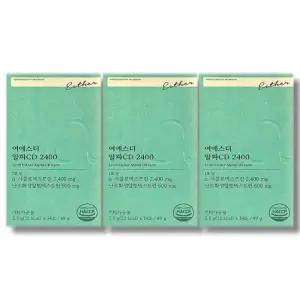 여에스더 알파CD 2400 3.5g x 14포 3박스