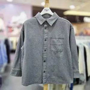 [폴햄키즈] 영스터 공용) 컴포트 데님 오버핏 셔츠G5WC3710-GR [P003751223]