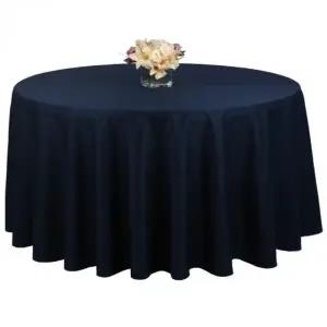 원탁용 식탁보 행사용 원형 테이블커버 원형보 테이블