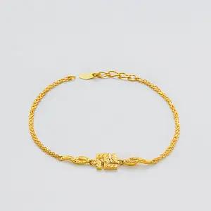 [베티블루] 995 999 24K 순금 불교 만자 여성 여자 3.75g 금 팔찌