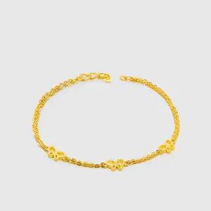 [베티블루] 995 999 24K 순금 트리플 나비 여성 여자 11.25g 금 팔찌