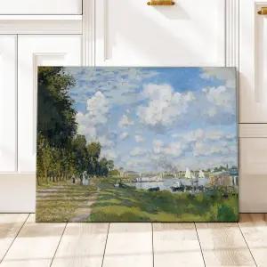 명화 클로드 모네 아르장퇴유의 연못 캔버스액자 69x78cm