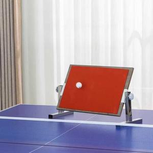 탁구리턴보드 셀프 탁구 서브 리턴 연습기 빨강 러버 휴대용 목재