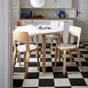 아르텍 n66체어 원목 카페 식탁의자 원형 다이닝체어 우드 스툴