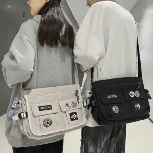 샤군네 초등 중 고등 학생 메신저백 크로스백 가방 옆가방 보조가방여자가방