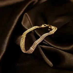 (실로) 18K 더블 루프 브레이슬릿