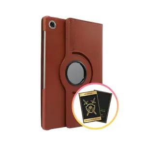 갤럭시탭S7 플러스 크로스 케이스+전자파 차단 스티커보호 소품 거치대 태블릿용품 액세서리 커버