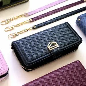 바닐라 슬라이드 지퍼 전기종 다이어리 지갑케이스 K