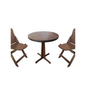 정원 원형 스 세트 등받이 2인용 접이식 의자 탁자 티테이블 우드 야외