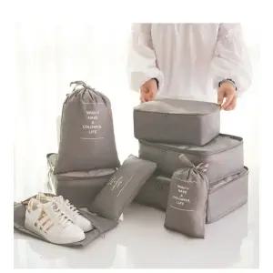 여행용파우치 캐리어정리 7종세트 용품 보관함치 정리치 이너백 용속옷치 수납 치세트 보조치 주머니치 치