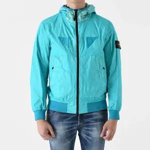 [스톤아일랜드] 멤브리나 3L TC 자켓 아쿠아블루 781540723 V0042