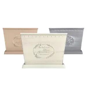 피클레온 브러쉬터치 화분 높은직사각 26x15x20cm높은 장식 디자인 실내 식물 인테리어 소품 정원 꾸미기