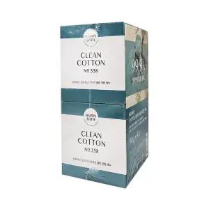 해피바스 90g x 4개입 클린코튼 비누 오리지널 컬렉션