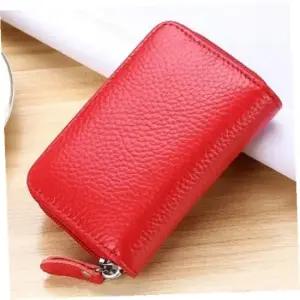 지갑 루시 소가죽 카드지갑 레드) 가죽 명함지갑 반지갑 가죽반지갑 가죽카드지갑
