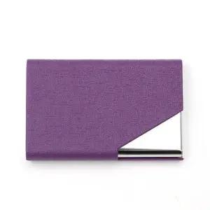 맨포스 심플 명함 케이스 퍼플 비즈니스 명함 지갑 명함케이스 비즈니스명함지갑