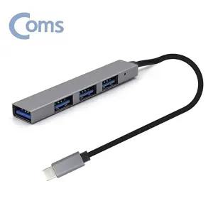 고품질 BC타입 4포트 USB 허브 USB3.1 to USB2.0 x4 C타입 CTYPE WFHU54N