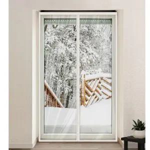 100x210 흰색 현관 방문 방풍비닐 커튼 자석 비닐 커텐 바람막이 지퍼형 투명 방한 막이