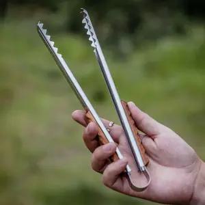 캠핑문 304스텐레스 악어이빨 집게 MS-40 취사 야외 야영 취사용 용고기 전용 요리 조리 조리도구